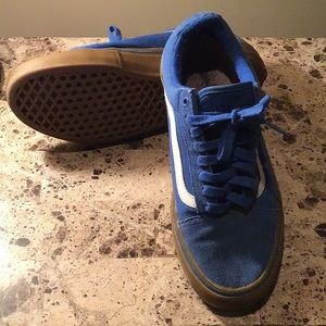 vans old skool blue gum sole